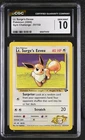 CGC 10 GEM MINT Lt. Surge's Eevee 2000 Gym Challenge 51/132 Pokemon Card