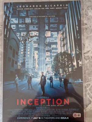 Hans Zimmer signed Inception handsigniert 12x18 COA Beckett