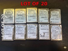 Lot of 20 250GB SATA 2.5" MIX Notebook Laptop Hard Drives HD. Major Brands