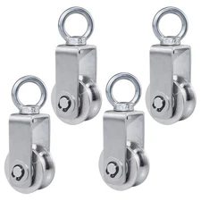 Cable Pulley Wheel Stainless Steel Swivel Block Silence Rotation... 