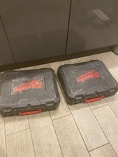 Milwaukee tool box x2 Drill Case Storage Box M18 BPP2Q-402C empty diy storage 