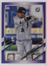 2021 Chrome NPB Nippon Professional Baseball Purple Refractor Akito Takabe u6m