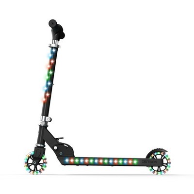 Jetson Jupiter Kick Scooter Collapsible Portable Kids Push Lightweight Led Black