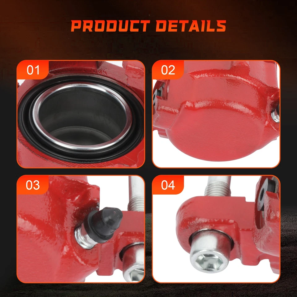 Brake Front Calipers Pair For 83-03 Chevy S10 Pickup 78-87 Pontiac Grand Prix - Image 3 of 4