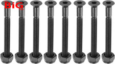 Skateboard Hardware Bolt, Carbon Steel Truck Mounting Screws Bolts Nuts Set for