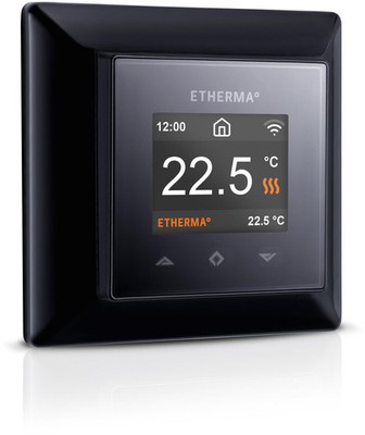 Etherma eTOUCH-PRO-1-B Smart-Thermostat mit Wi-Fi und App-Steuerung, 5-40°C, 16A