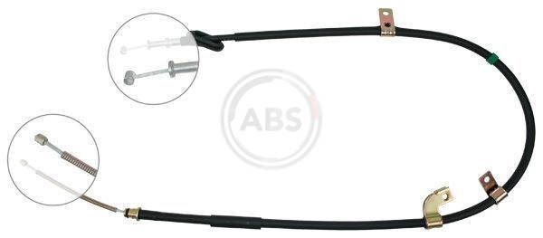 Right Rear A.B.S. K15858 Cable Pull, parking brake for SUBARU