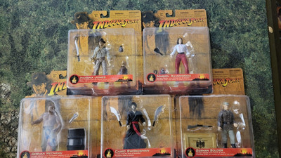 Indiana Jones - Disney Theme Park EXCLUSIVE - Action Figures - Set of 5 OOP RARE