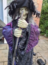 RARE GEMMY Cauldron Witch. NEEDS SOME ATTENTION.