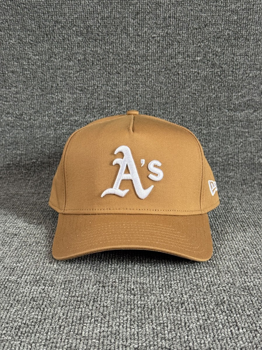 New Era Oakland Athletics Snapback Curved Brown One Size Hat