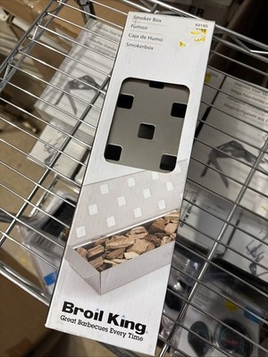 Broil King Gas Grill Stainless Steel Heavy Duty Smoker Box 60185 New