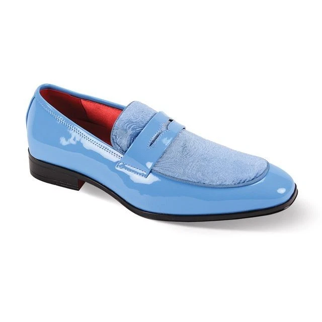 chinese dress ladies Roy Ostrich Leather Perforated Toe Casual Oxford Dress Shoes, Yellow / 11 main image 1