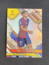 Toni Fernandez 2024-25 Topps Finest UEFA Barcelona Refractor #123