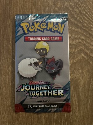Pokémon TCG Scarlet & Violet - Gemeinsamer Reise Fun Pack - 3 Karten - 20 Packungen