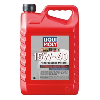 1x 5L LIQUI MOLY MOTORÖL TOURING HIGH TECH SUPER SHPD 15W-40 passend für API CI4