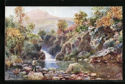 Künstler-AK Raphael Tuck & Sons Nr. 7538: Loch Lomond, Glen Falloch 