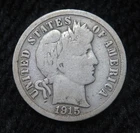 1915-S Barber Dime * Harder Date to Find * Nice Eye Appeal * 5898