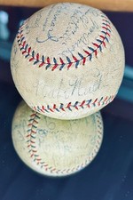 1931 NY Yankees Team Signed Baseball PSA/DNA Authenticated – Babe Ruth, Gehrig +
