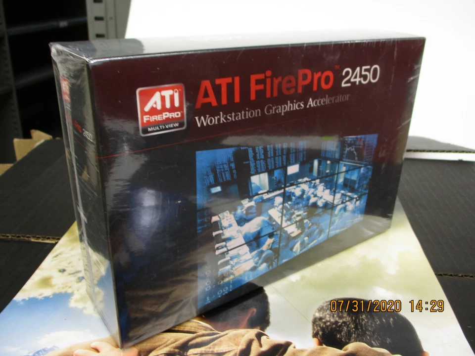 New, AMD, FirePro 2450 x1 512MB PCI Express x1 Multi-View Workstation Graphics - Image 4 of 4