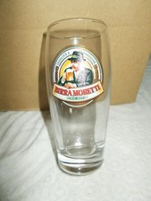 Raro bicchiere birra moretti 0.2l CON DIFETTO DI FABBRICA collezione bar vintage