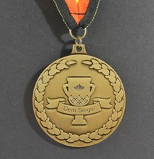 Medaille Dem Sieger mit Band Karte Umschlag Orden Auszeichnung Sport Preis