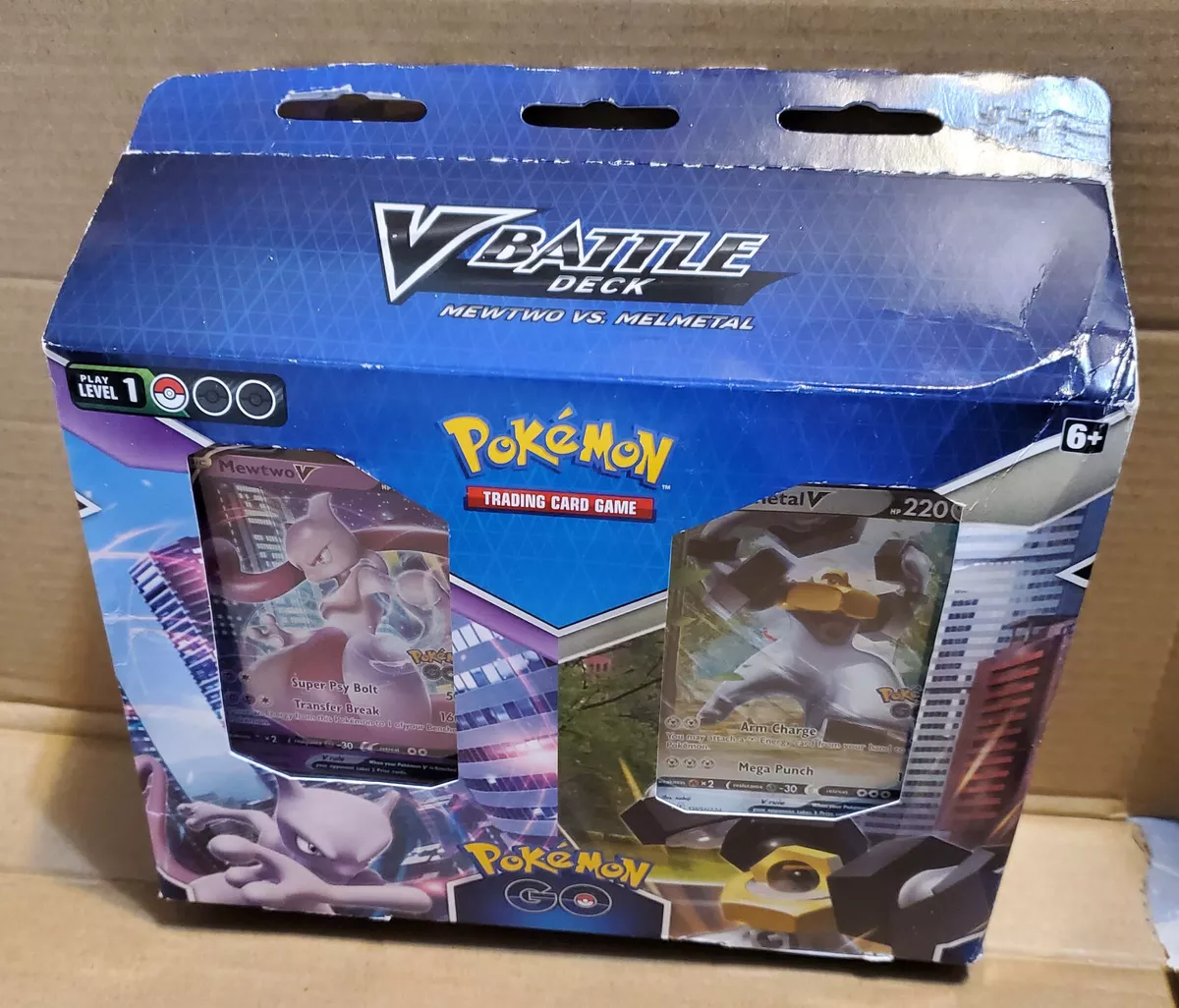 Pokemon GO V Battle Deck Melmetal VS Mewtwo Bundle Unboxing 