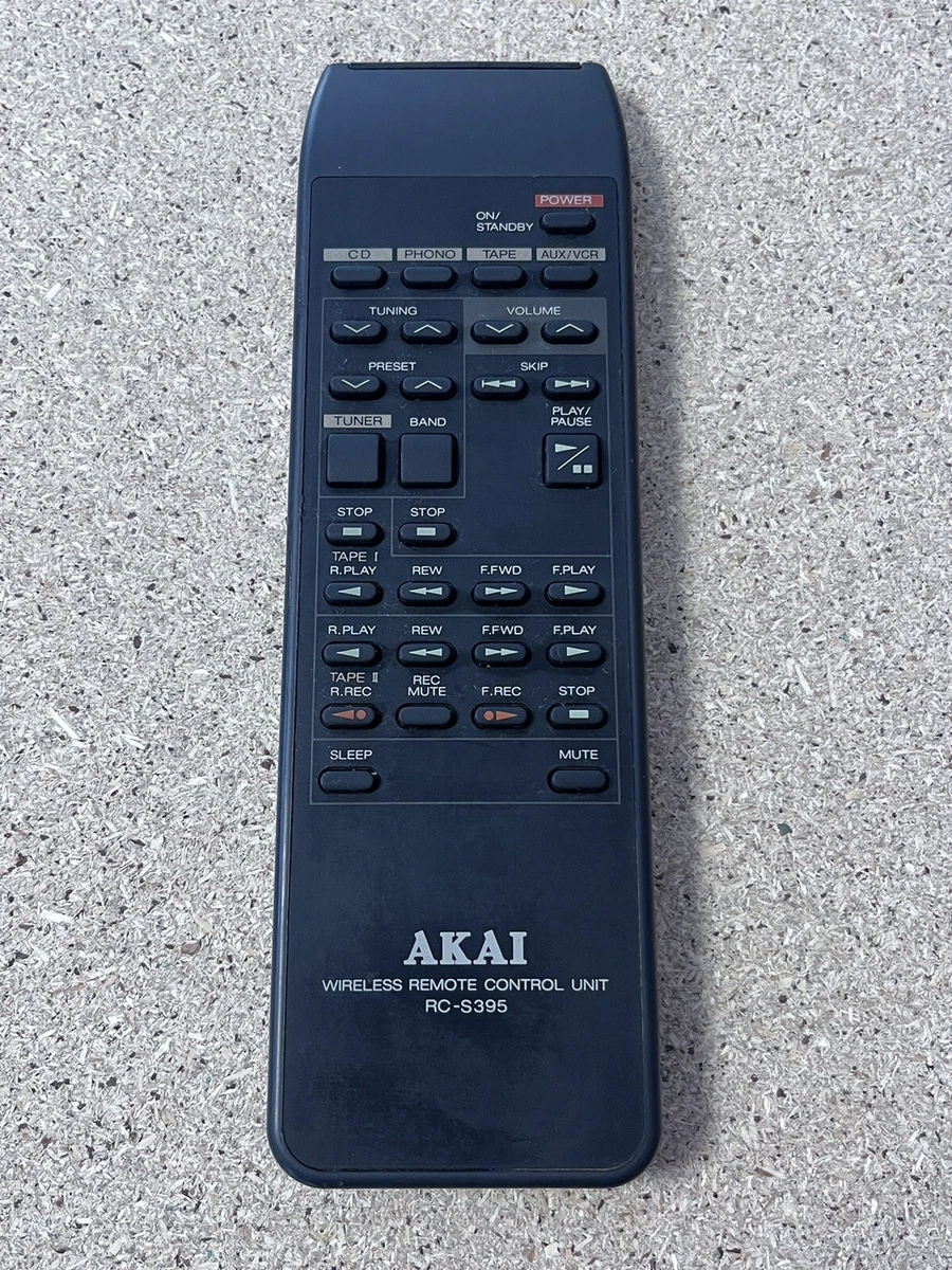 Télécommande AKAI RC-X121F Pour TV Et Magnétoscope VCR - Occasion Fonctionnelle, En Bon état