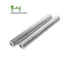 Aluminum Spacer-Tubing- 1" OD x .40" ID x 8" Long--Fits M10 or 3/8" Bolts