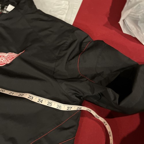 2XL Hockey Reebok Center Ice DETROIT RED WINGS Windbreaker Zip JACKET Embroidery - Picture 11 of 17