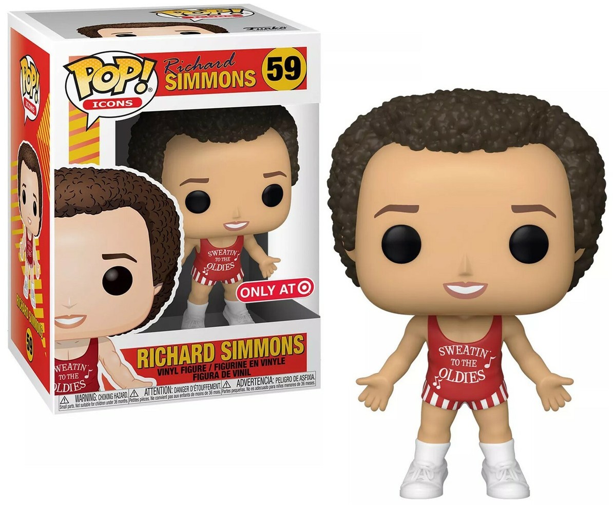 Funko POP! Icons Richard Simmons Vinyl Figure #59 [Sweatin Funko POP! Icons Richard Simmons Vinyl Figure #59 [Sweatin