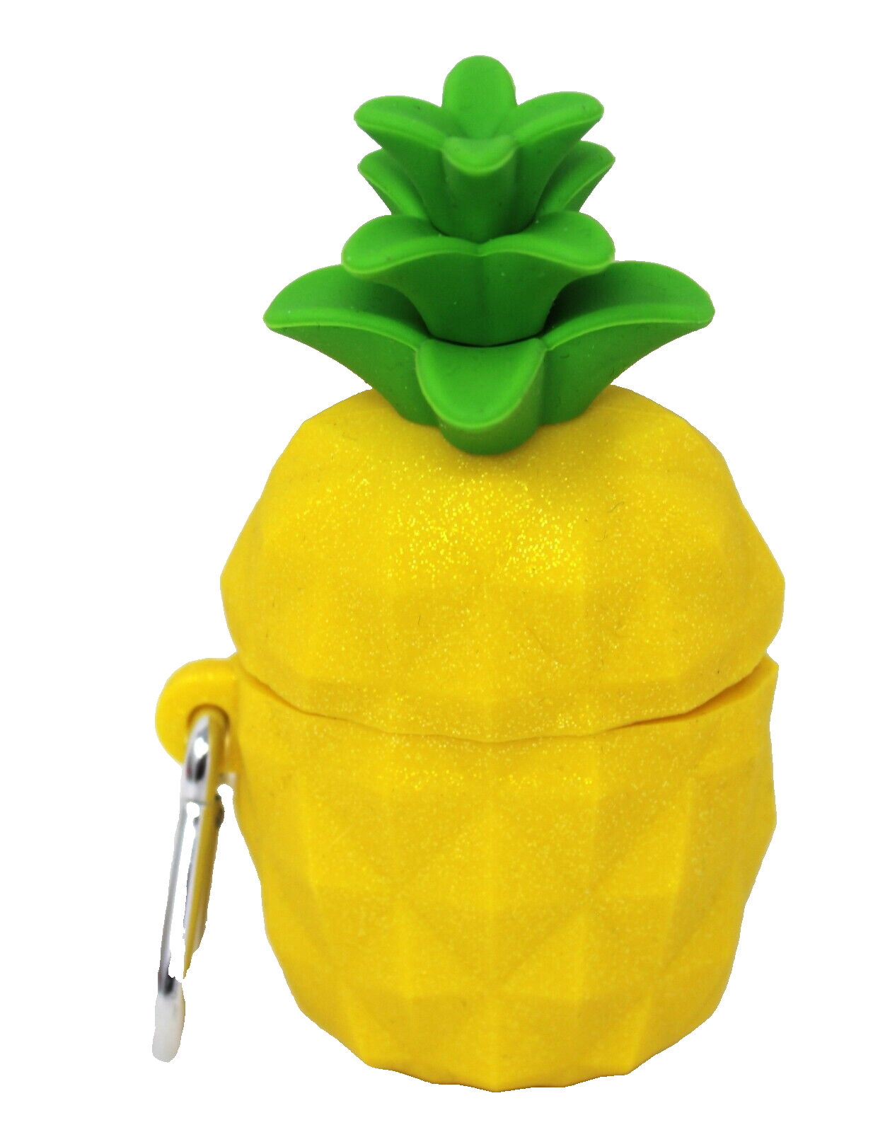 Bath & Body Works Pineapple Flip Top Pocketbac Holder Sleeve Yellow Clip New