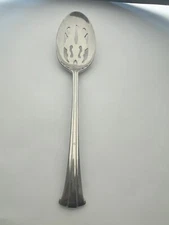 Gorham Design Studios Trilogy Japan 18/8 Stainless 8 5/8 Pierced Serving Spoon