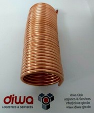 Spirale aus 10m Kupferrohr 8x1mm mit Innendurchmesser ca. 80mm = 290mm HOCH