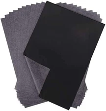 100 Sheets Black Carbon Transfer Tracing Paper for Wood Paper Canvas and Other