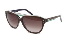 Just Cavalli Sunglasses Unisex Square JC505S 50F Brown/Cream/Turquoise 58mm NEW