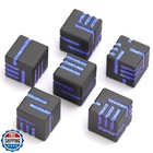 FONVGOGO D6 Metal Dice Set 6 Pcs, Unique 6 Sided Die Great for DND Tabletop R