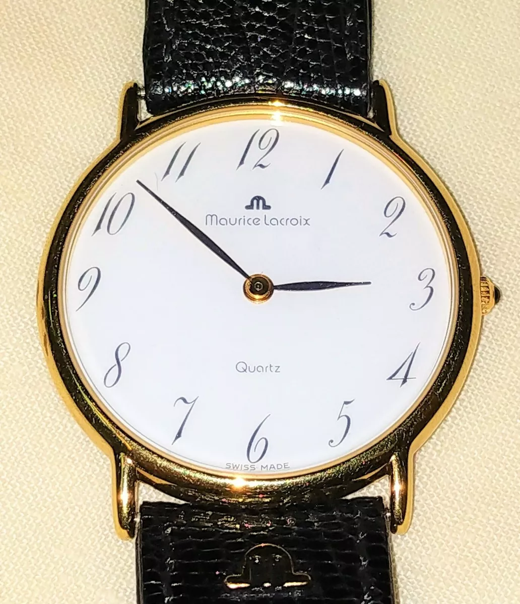 MAURICE LACROIX QUARTZ WATCH GOLD BOX. NUMBER 56108. SWITZERLAND