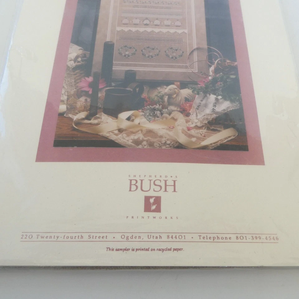 Shepherds Bush The Cornwall Sampler Counted Cross Stitch Kit Linen Floss Beads - Image 3 of 4