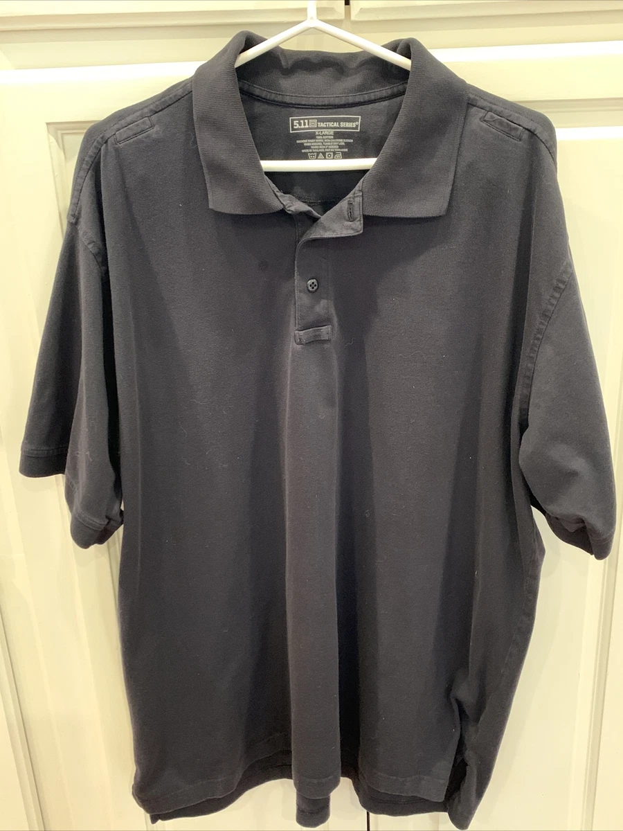 polo shirts men black