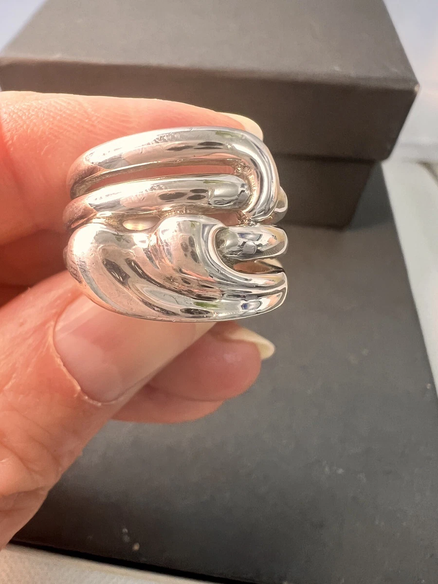 Sterling Silver 925 Ring Size P GD3826 eBay