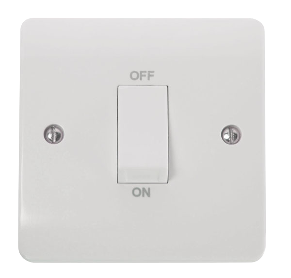 1 Gang Switch Cooker Switch Shower Switch Control 45 Amp 45ADouble Pole DP