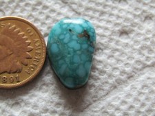 Campitos Turquoise Cabochon 9.4 carat Iron Pyrite Blue cab