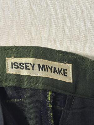 パンツ Issey Miyake 98AW Nylon Poly Pants ISSEY MIYAKE 98AW Glossy Nylon Poly Slack Pants M Black