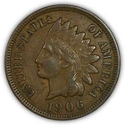 1906 Indian Head Cent Choice Extremely Fine XF+ Coin #19397