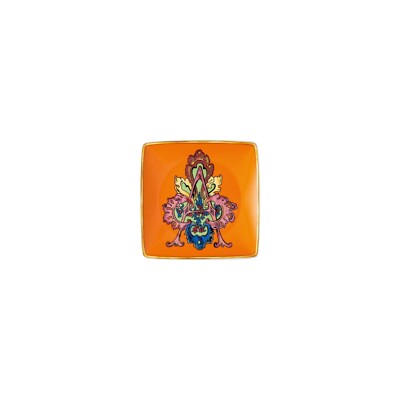Versace Rosenthal - Square Flat Bowl 12Cm Versace Holiday Alphabet A