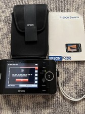 Epson Photo Fine P-2000 Multimedia Camera Photo Storage 3.8-Inch LCD Viewer 40GB