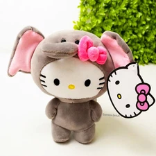 Sanrio Hello Kitty  Elephant Costume 6" Stuffed Plush New w/tag Gift Safari