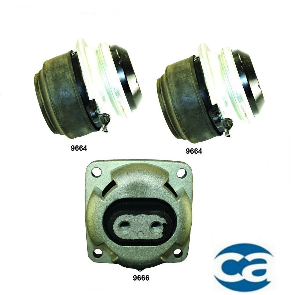 Juego de 3 piezas de soportes de motor y montaje de transmisión para Mercedes-Benz ML320, ML350 Foto 4 de 4