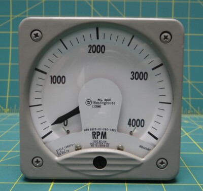 Westinghouse/Weschler Electrical Potential Indicator 0-4000 RPM 6625-01-290-1921
