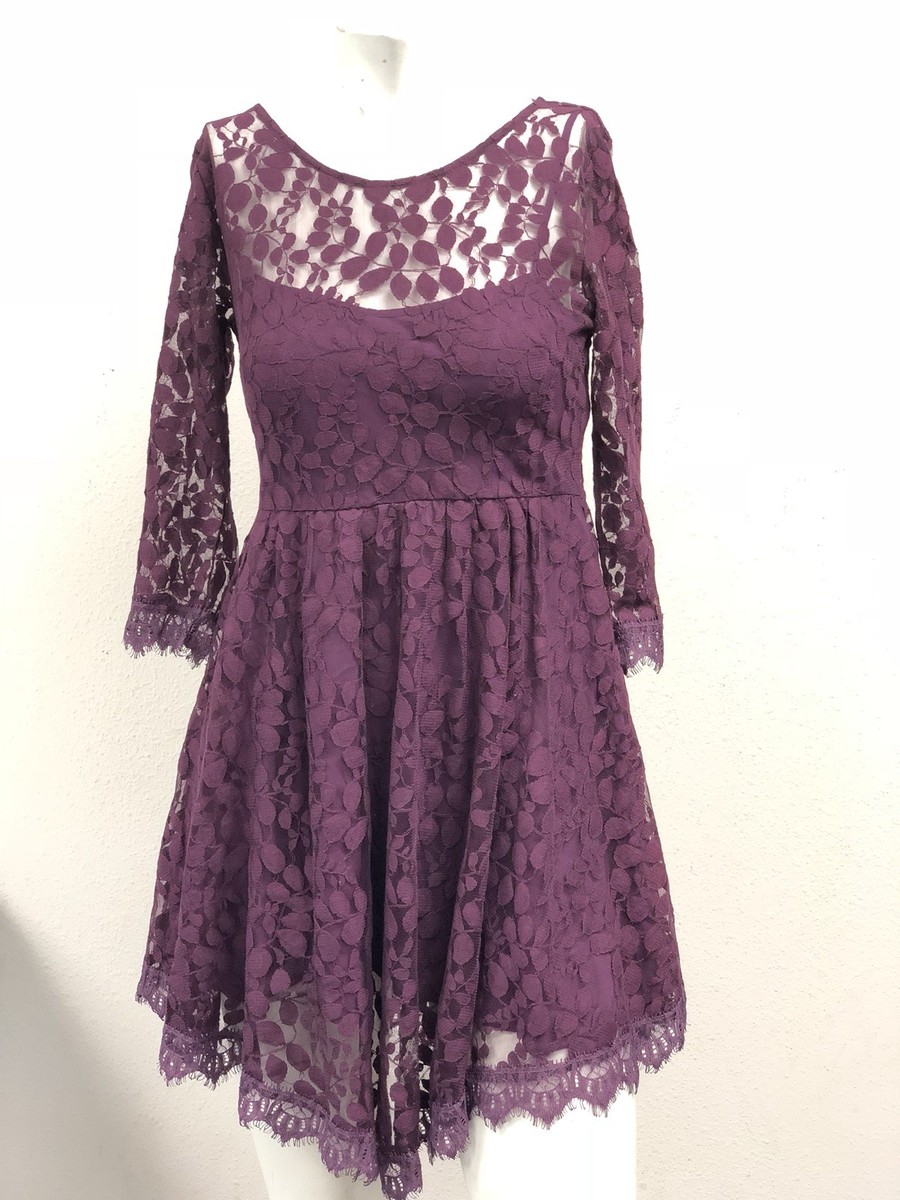 free people purple flower dress Free People floral print satin cami midaxi dress in deep purple